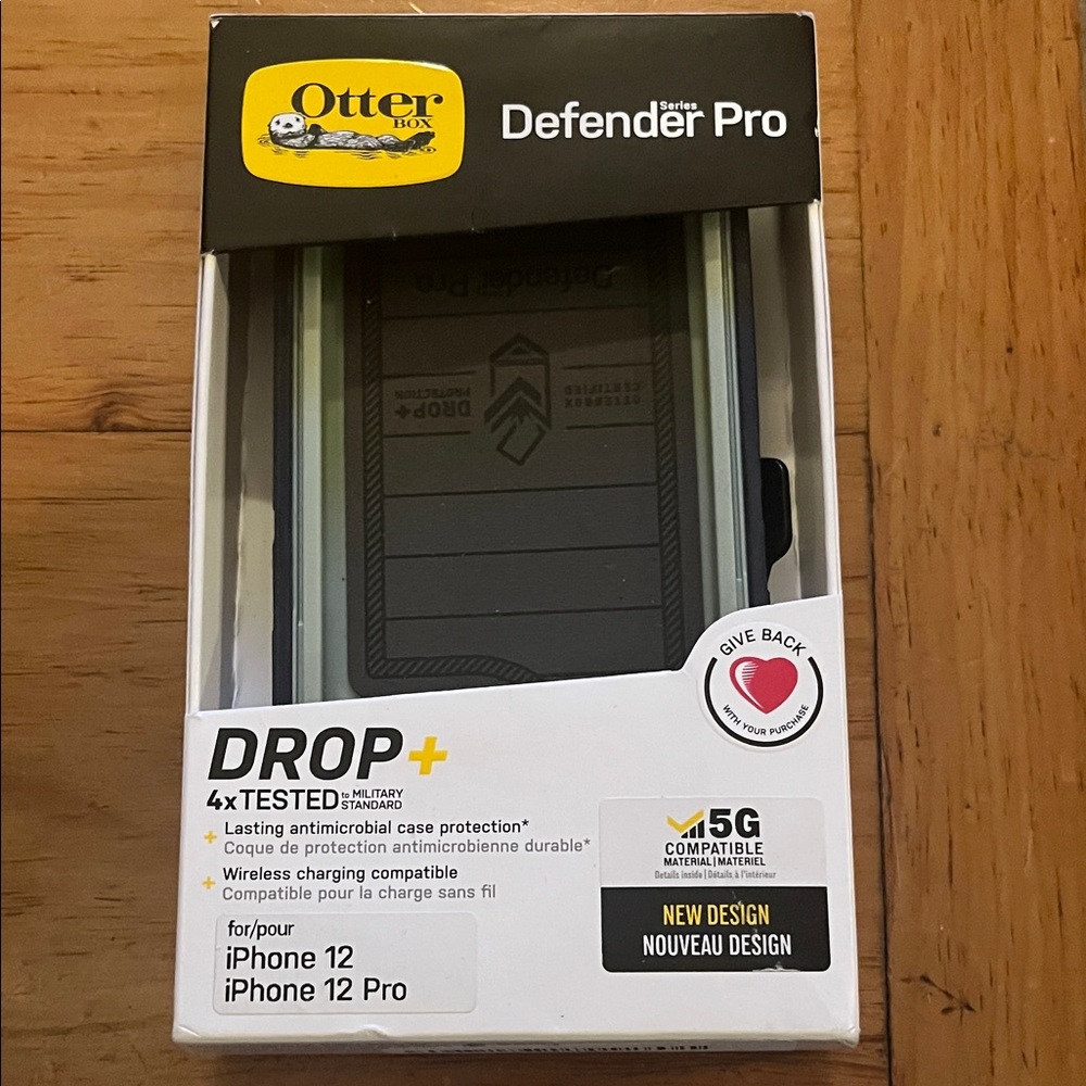 OtterBox Defender Pro Case for iPhone 12 - Gray